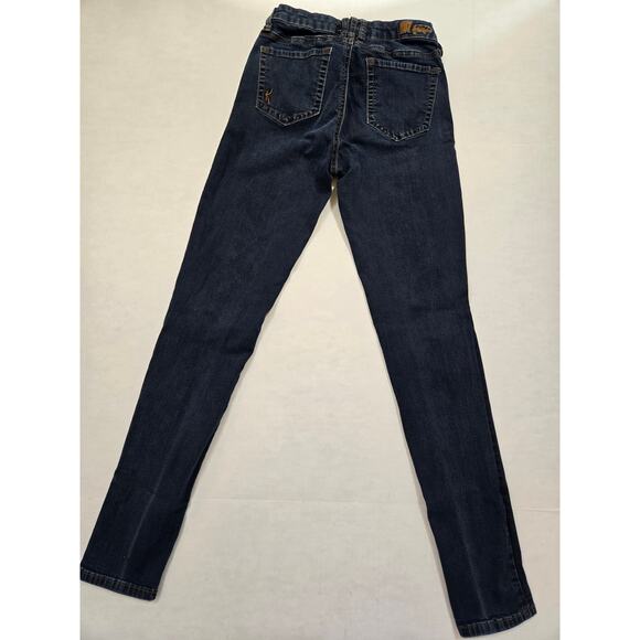 Kut from the Kloth Jeans Size 2 Lucille Skinny Dark Wash Women's Blue Denim - Picture 3 of 6